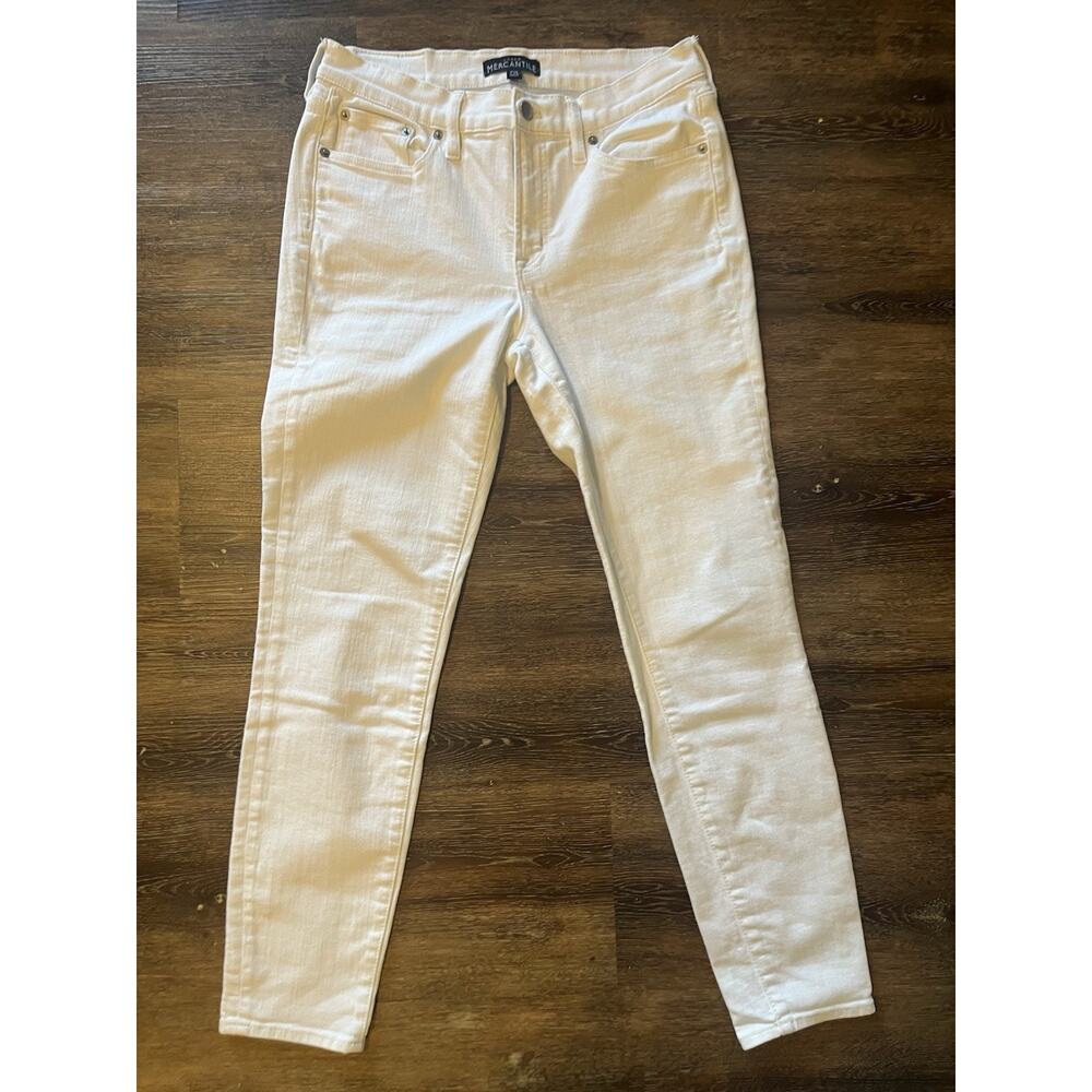 JCrew Merchantile White Jeans Women’s Size 29 Waist, 28 Inseam
